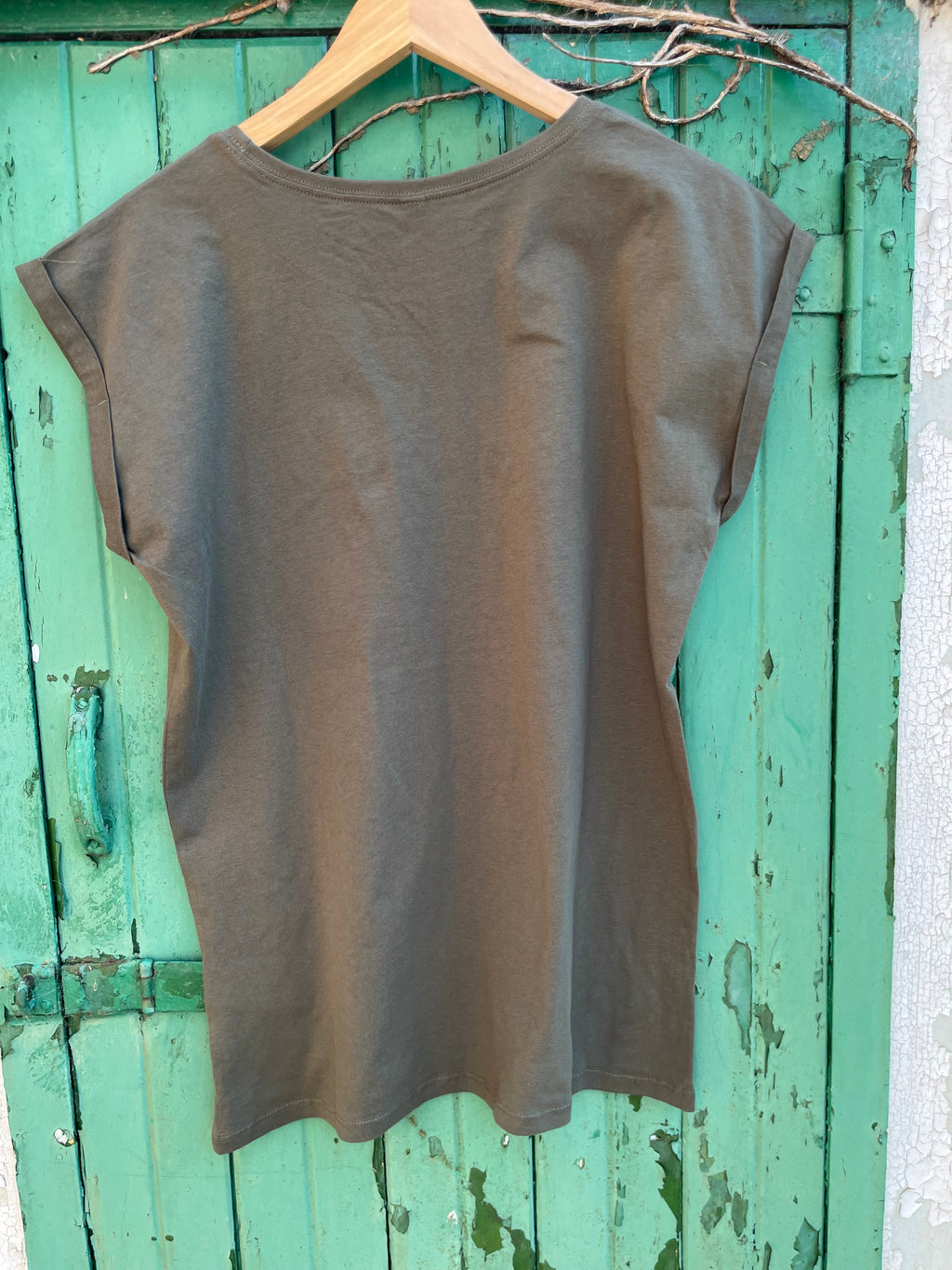 StrongHer. Tee. Dark Olive