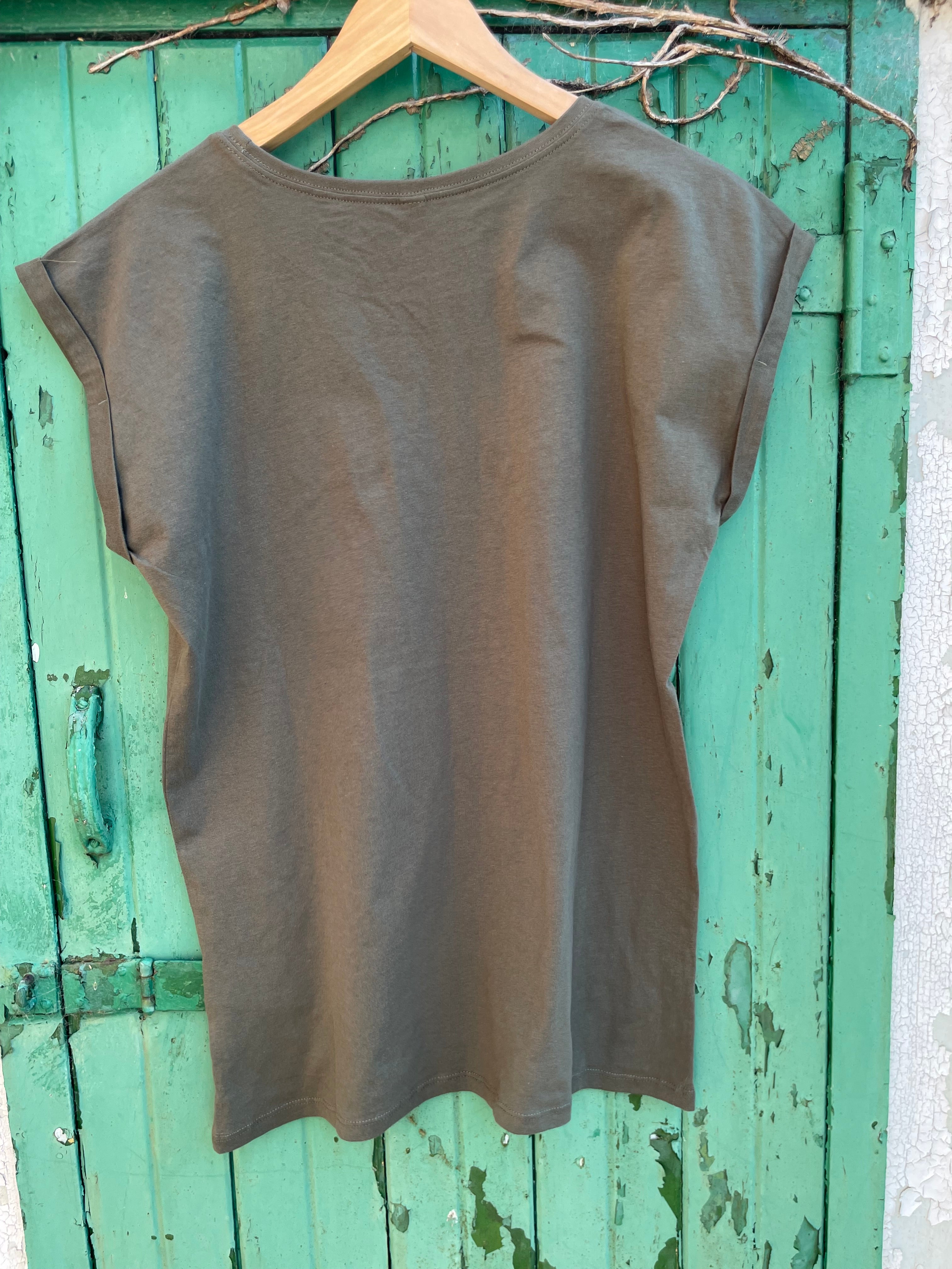 StrongHer. Tee. Dark Olive