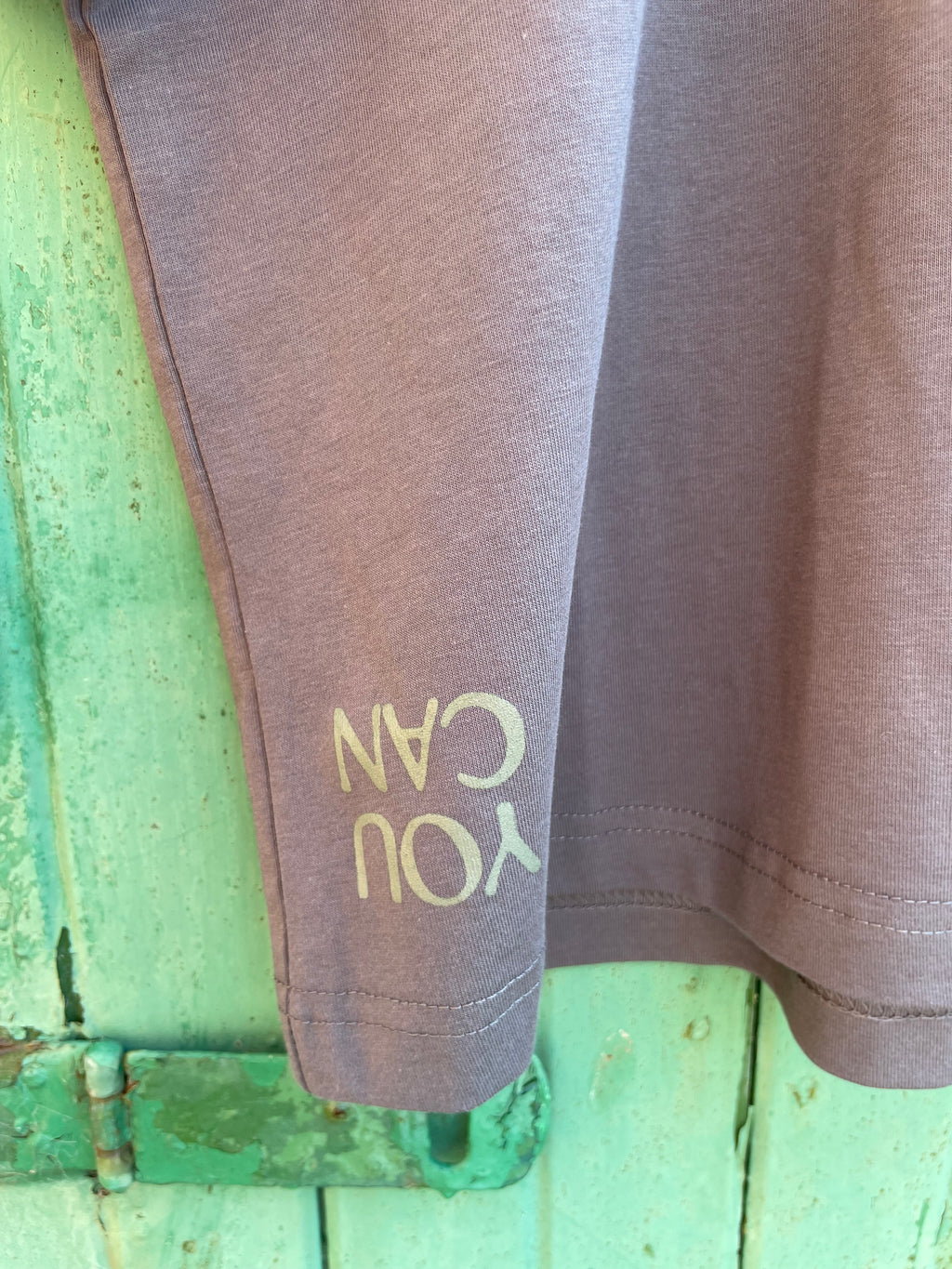 Wild Woman Tee. Slate Grey
