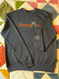 StrongHer. Sweatshirt. Navy