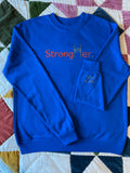 StrongHer. Sweatshirt. Lake Blue