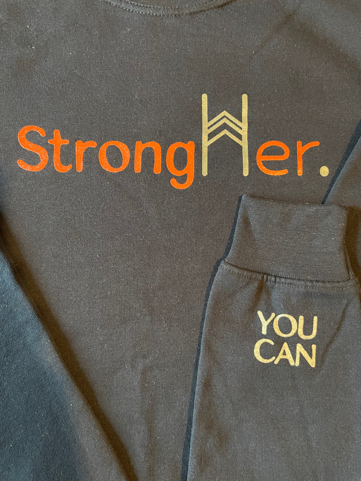 StrongHer. Sweatshirt. Navy